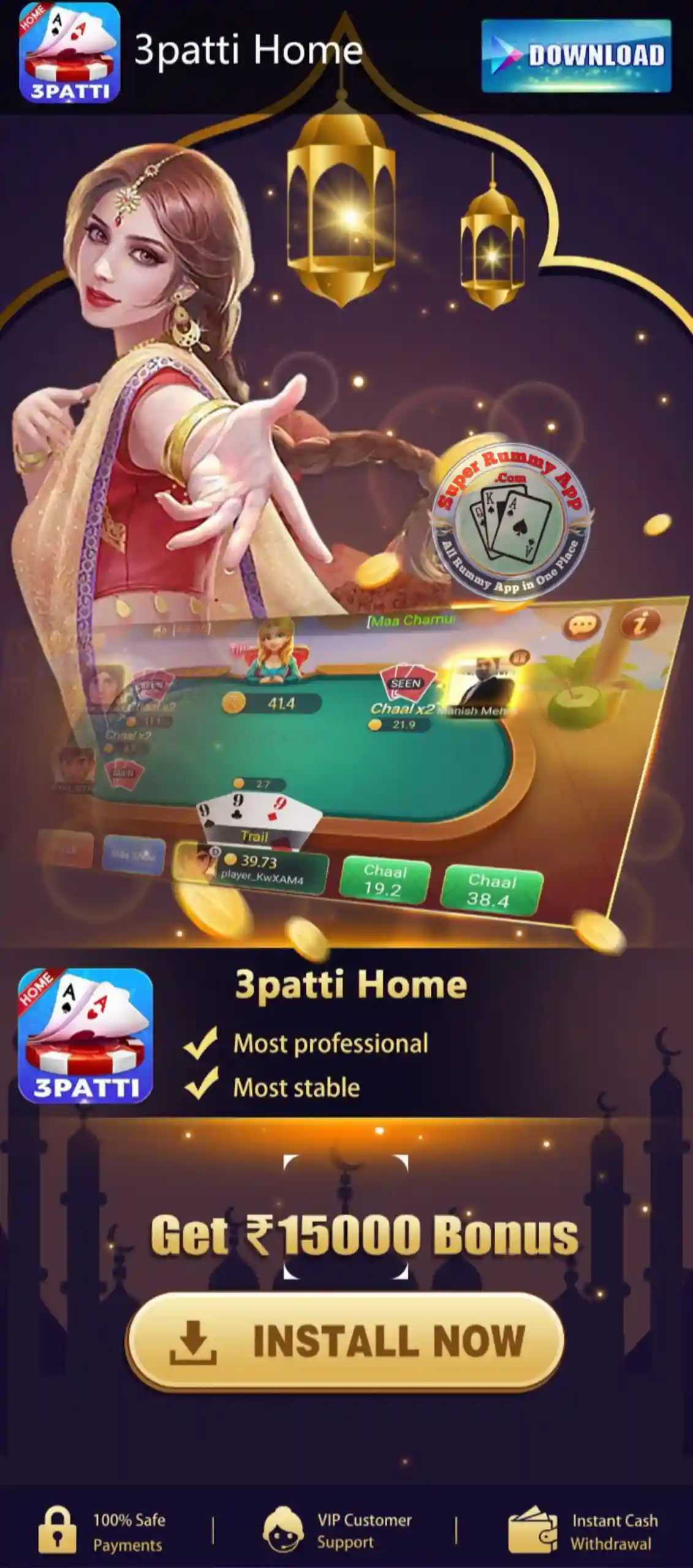 Home 3Patti Apk - India Rummy App vs All Rummy App