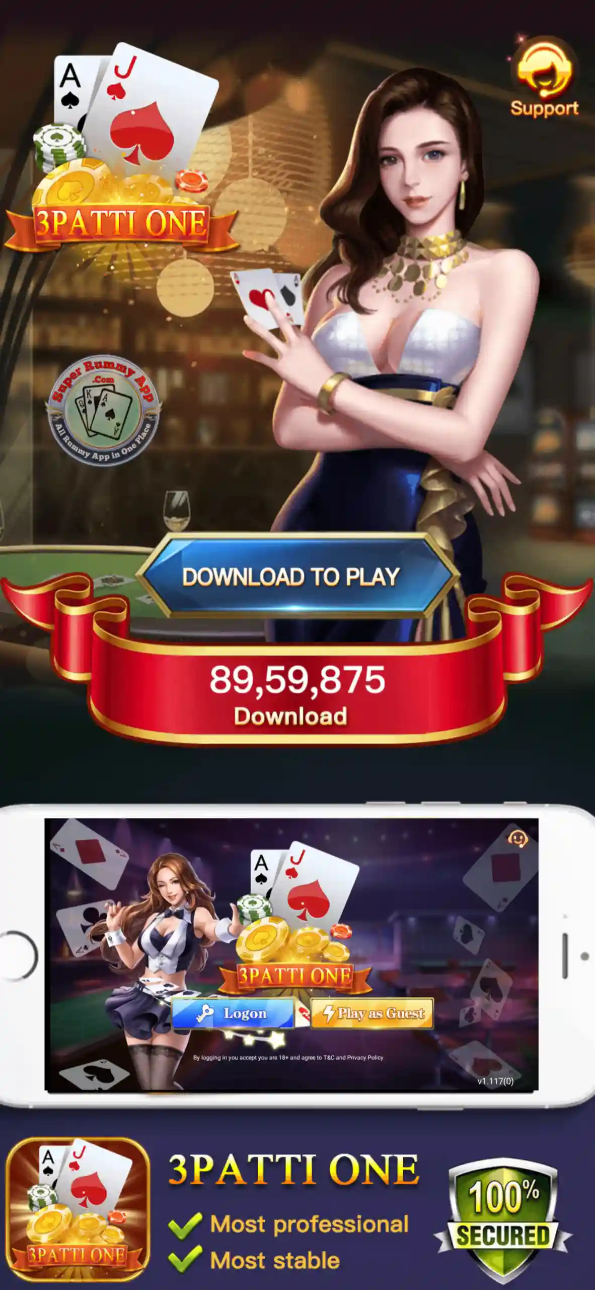 Teen Patti one Apk Download