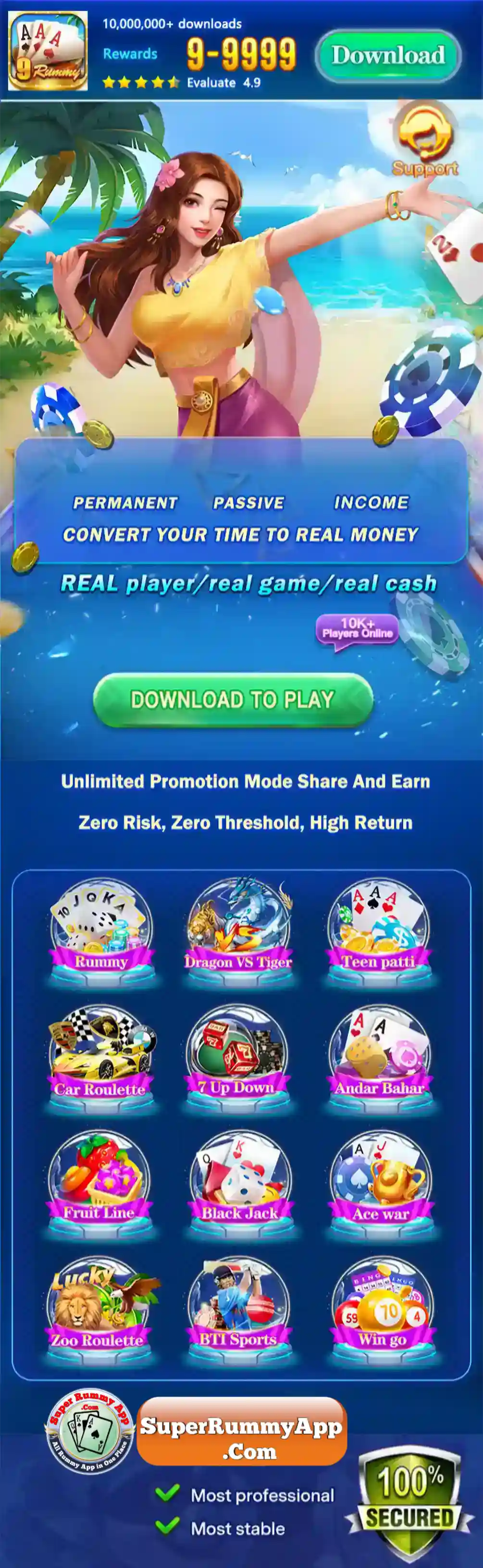9 Rummy Apk Download - India Rummy App