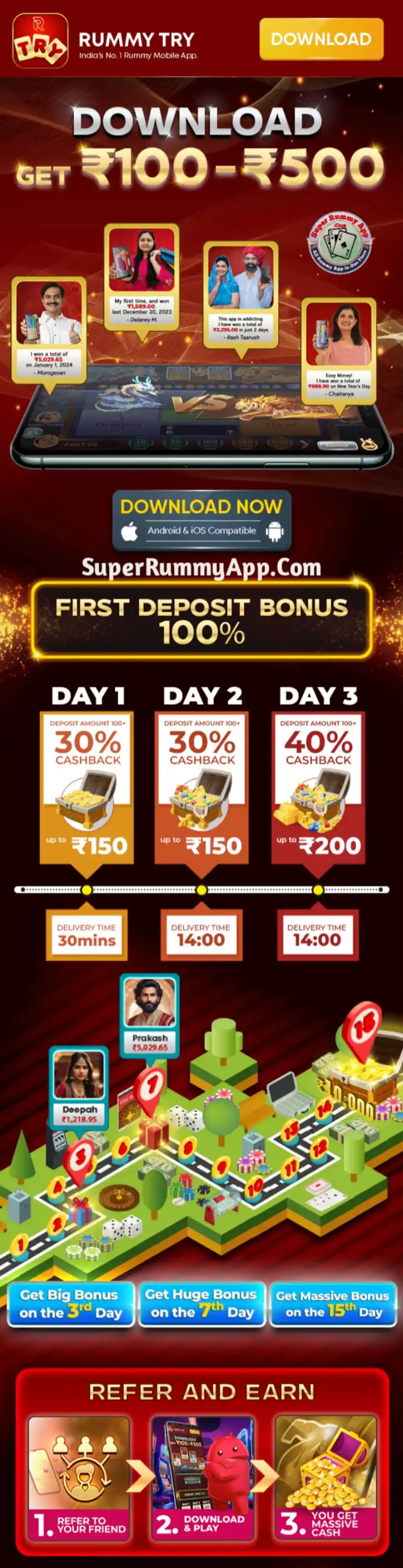 Rummy Try Apk Download - India Rummy App vs All Rummy App